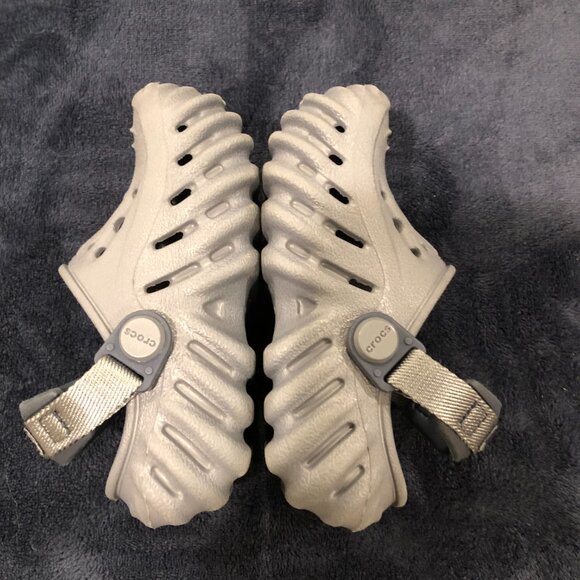 Crocs Echo Clogs, Gray, size C6 - Picture 3 of 7